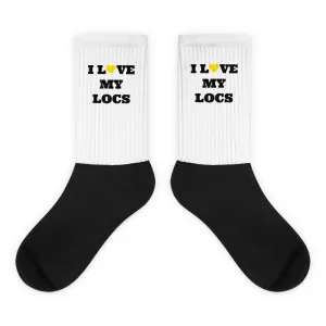 I LOVE MY LOCS Socks