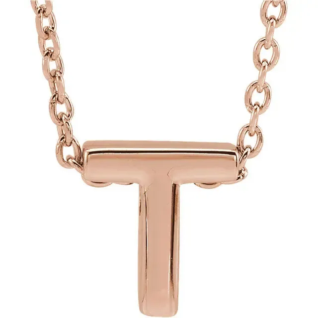 Initial Slide Necklace