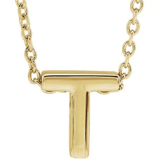 Initial Slide Necklace
