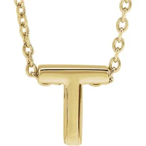 Initial Slide Necklace