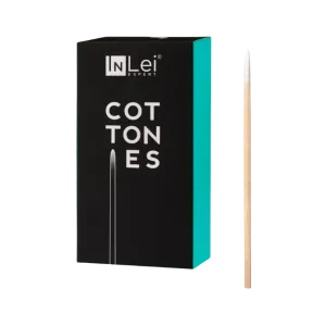 InLei® - COTTONIES - Wooden Sticks with Pointed Cotton Tips (100pcs)