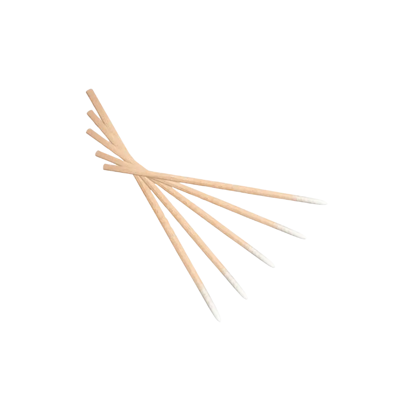 InLei® - COTTONIES - Wooden Sticks with Pointed Cotton Tips (100pcs)