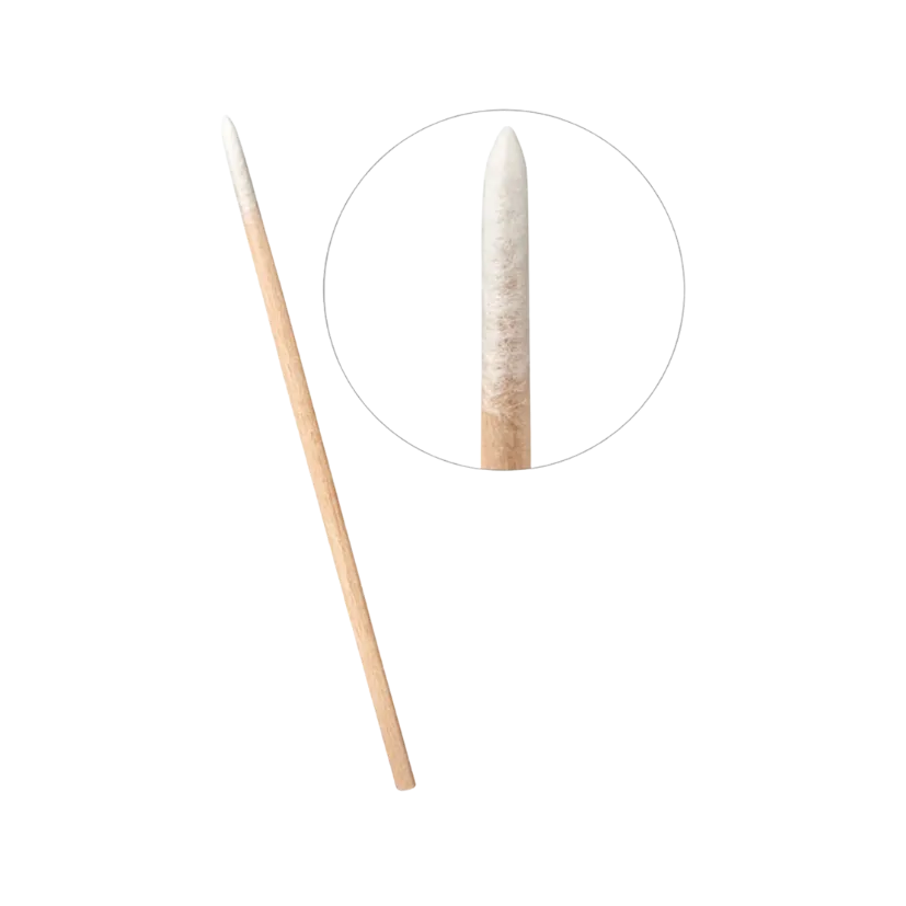 InLei® - COTTONIES - Wooden Sticks with Pointed Cotton Tips (100pcs)