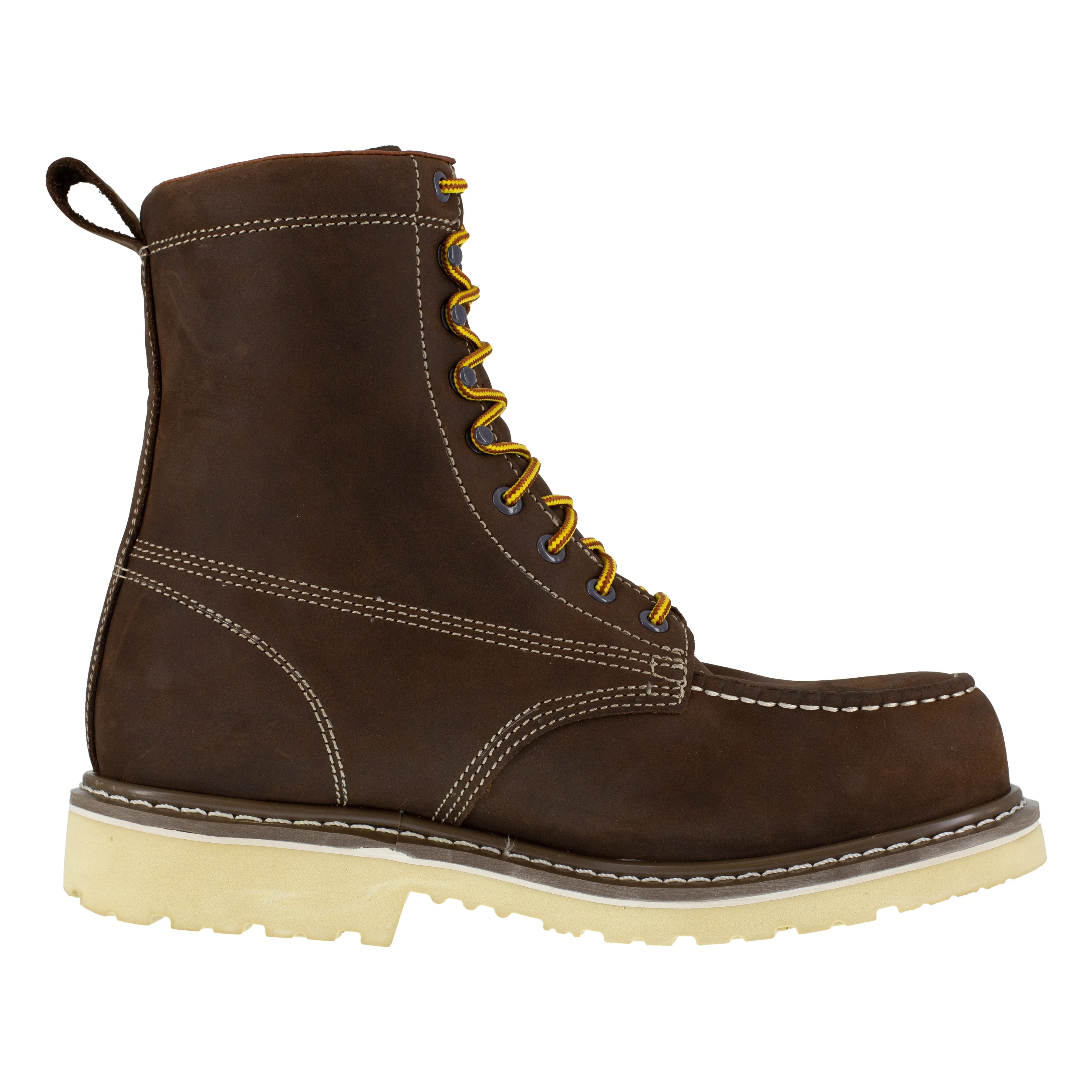 Iron Age Men's Solidifier 8" Comp Toe Waterproof Work Boot - Brown - IA5082