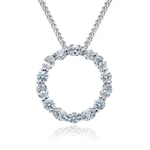 JB Star Diamond Circle of Life Pendant Necklace
