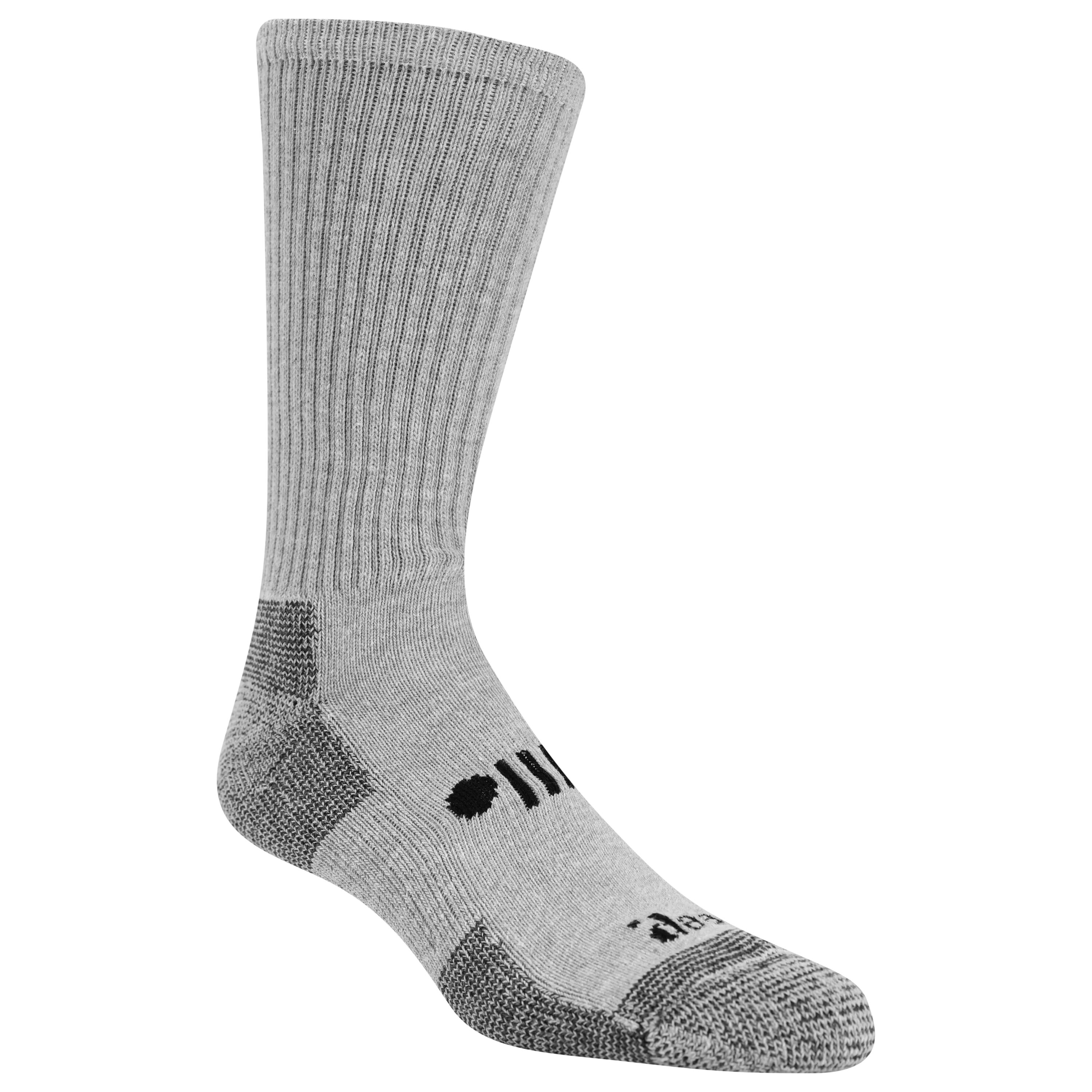 Jeep® Women's Classic Cotton Crew Socks 3 Pair Pack Made in USA - Moisture Wicking, Cushioned Comfort