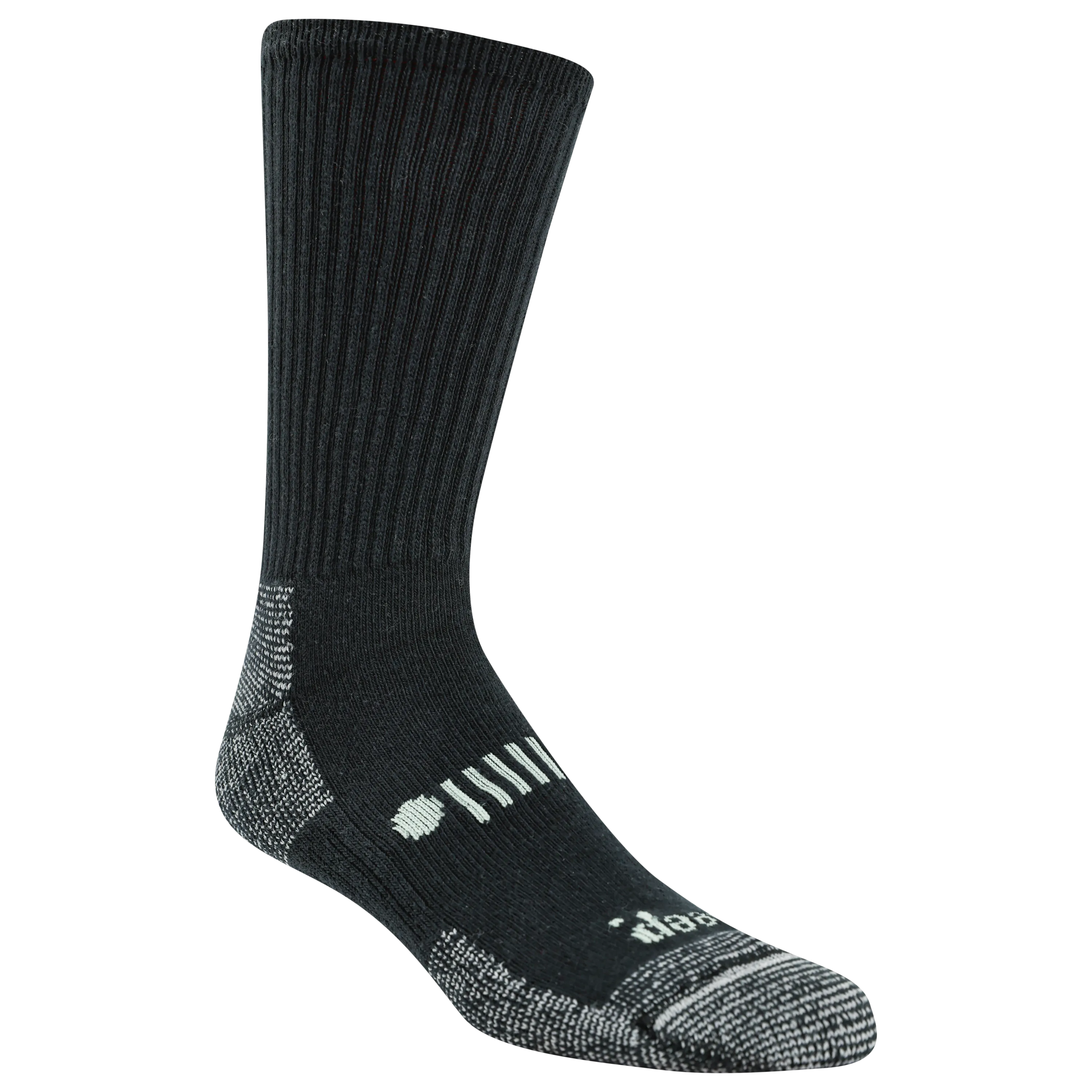 Jeep® Women's Classic Cotton Crew Socks 3 Pair Pack Made in USA - Moisture Wicking, Cushioned Comfort