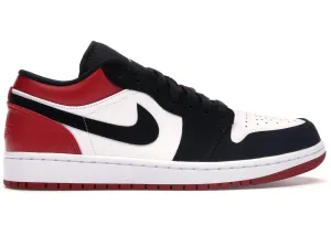 Jordan 1 low black toe