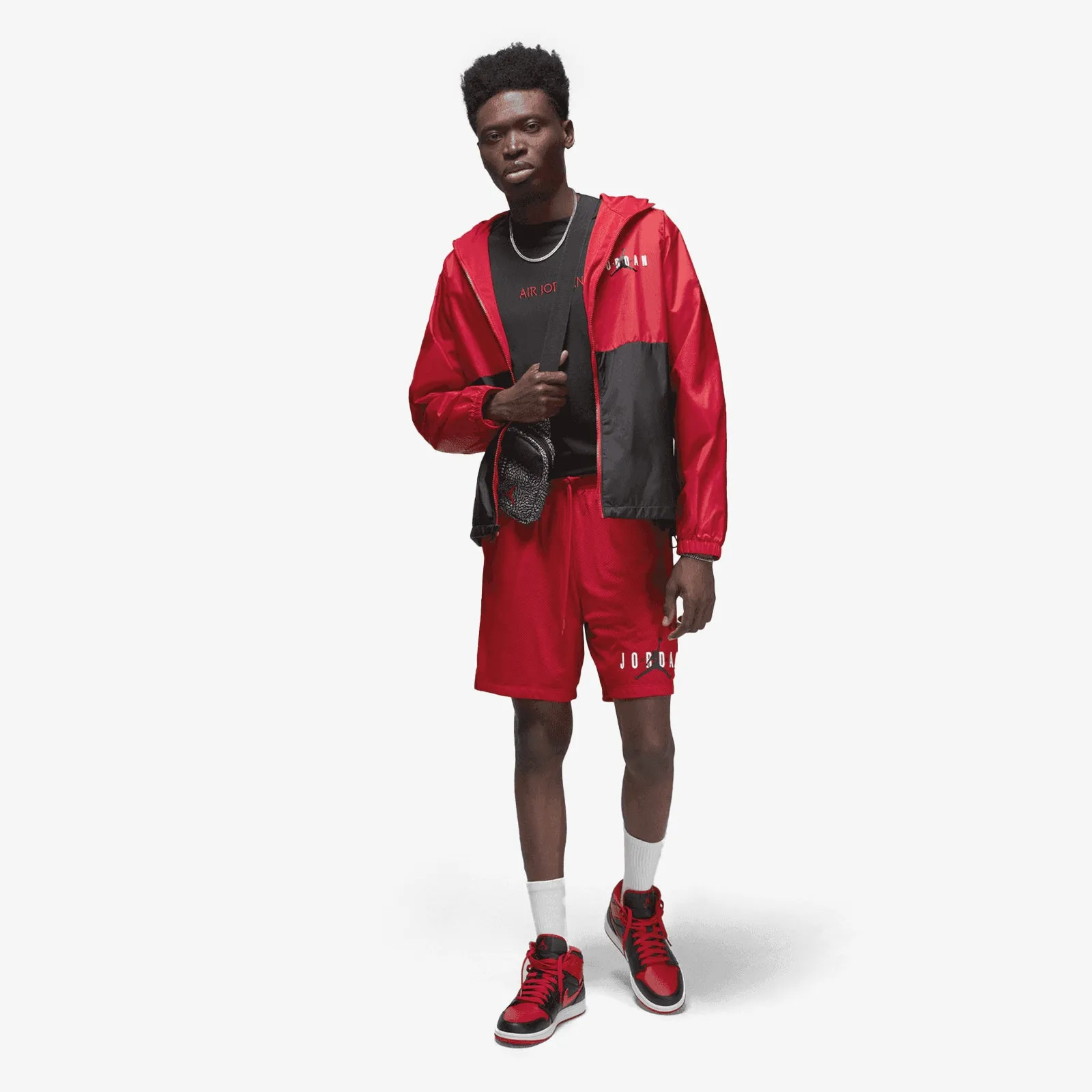 Jordan Essentials Woven Jacket - Red/Black