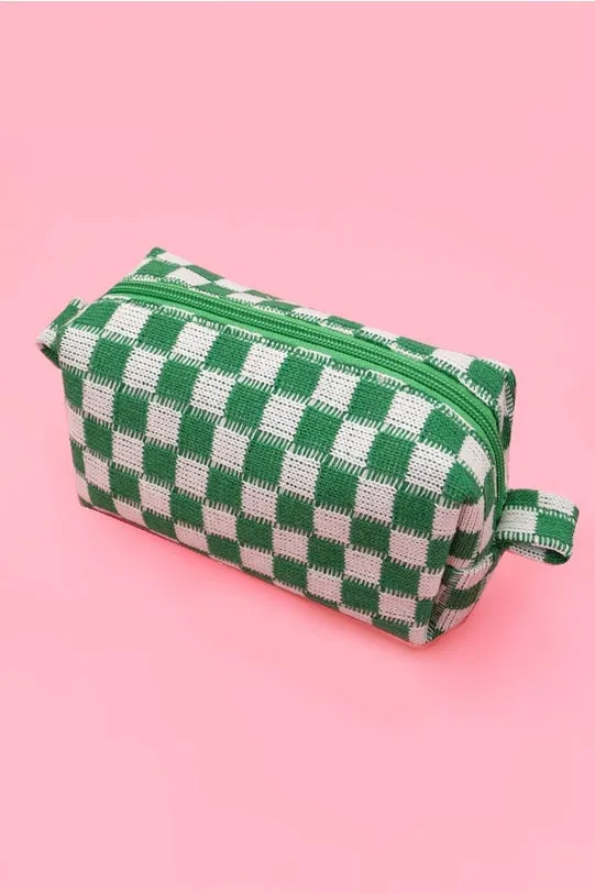 Josslyn Woven Small Cosmetic Pouch