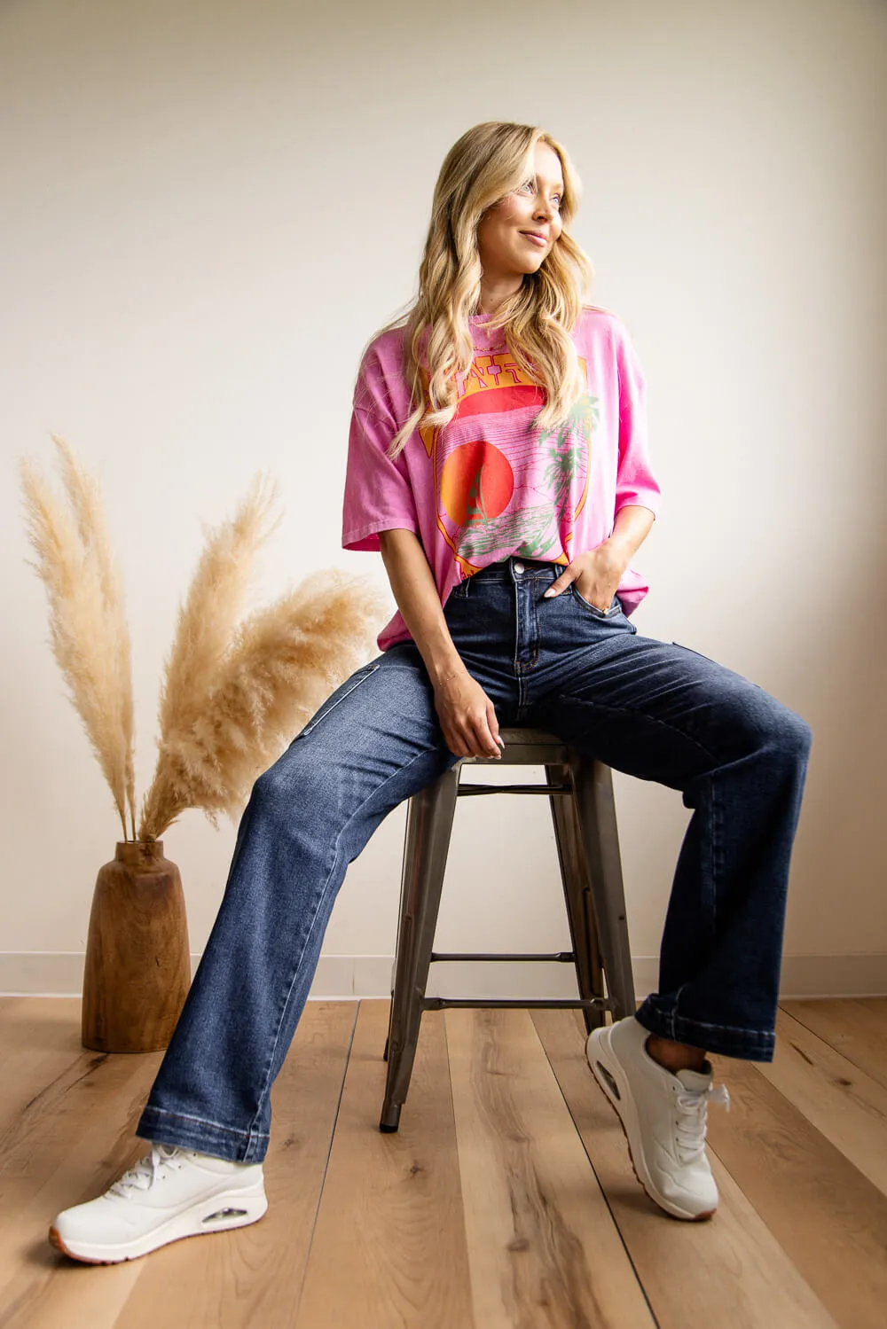 Judy Blue High Rise Wide Leg Cargo Jeans for Women | 88725-DK