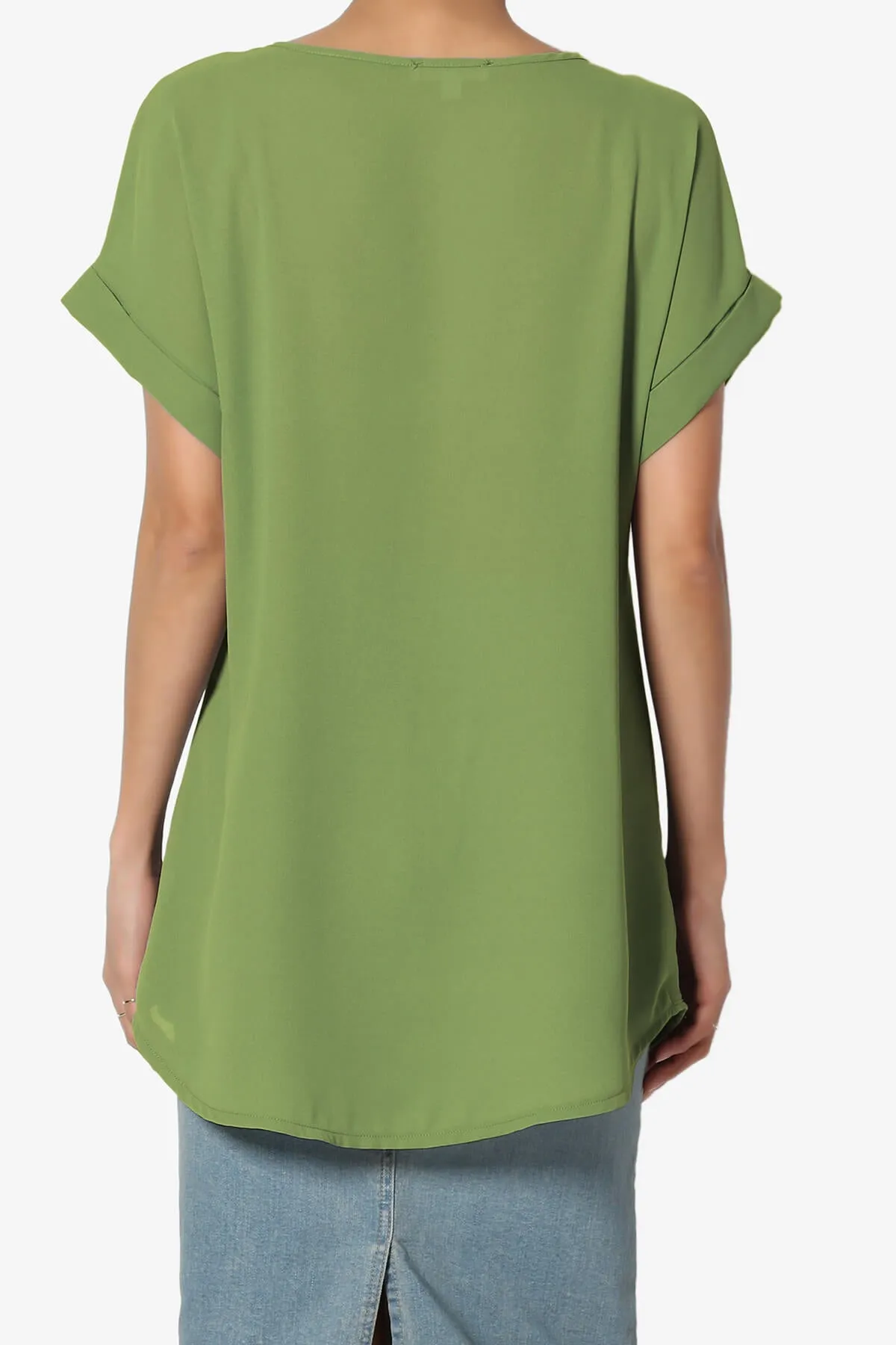 Juliette Boat Neck Chiffon Top