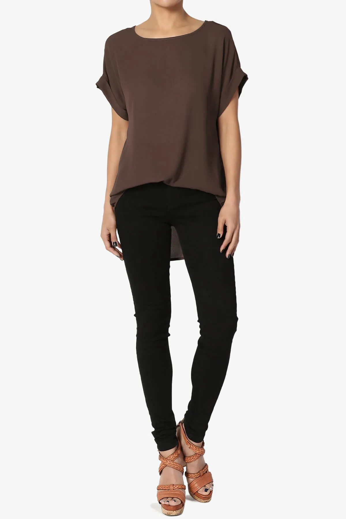 Juliette Boat Neck Chiffon Top