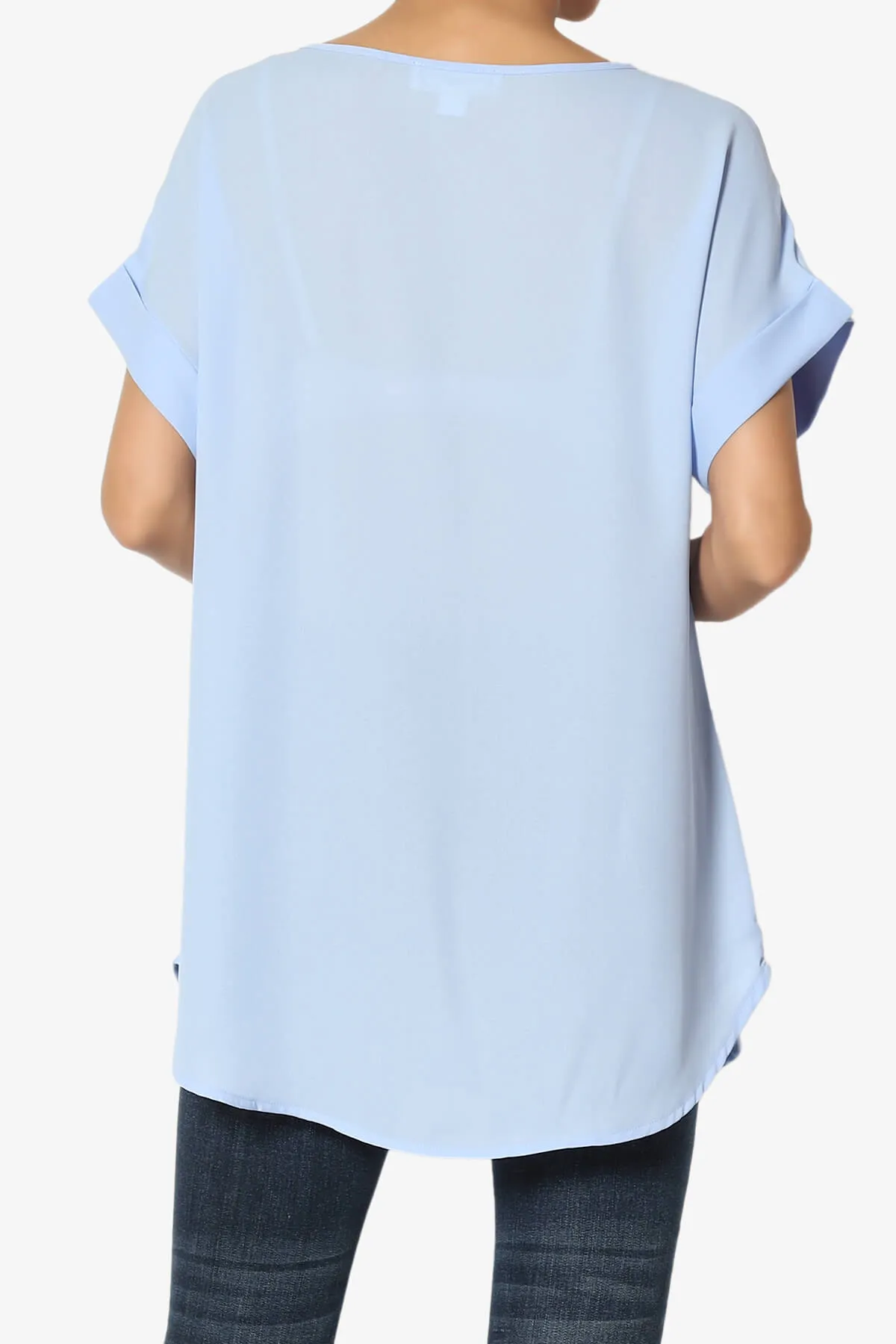 Juliette Boat Neck Chiffon Top