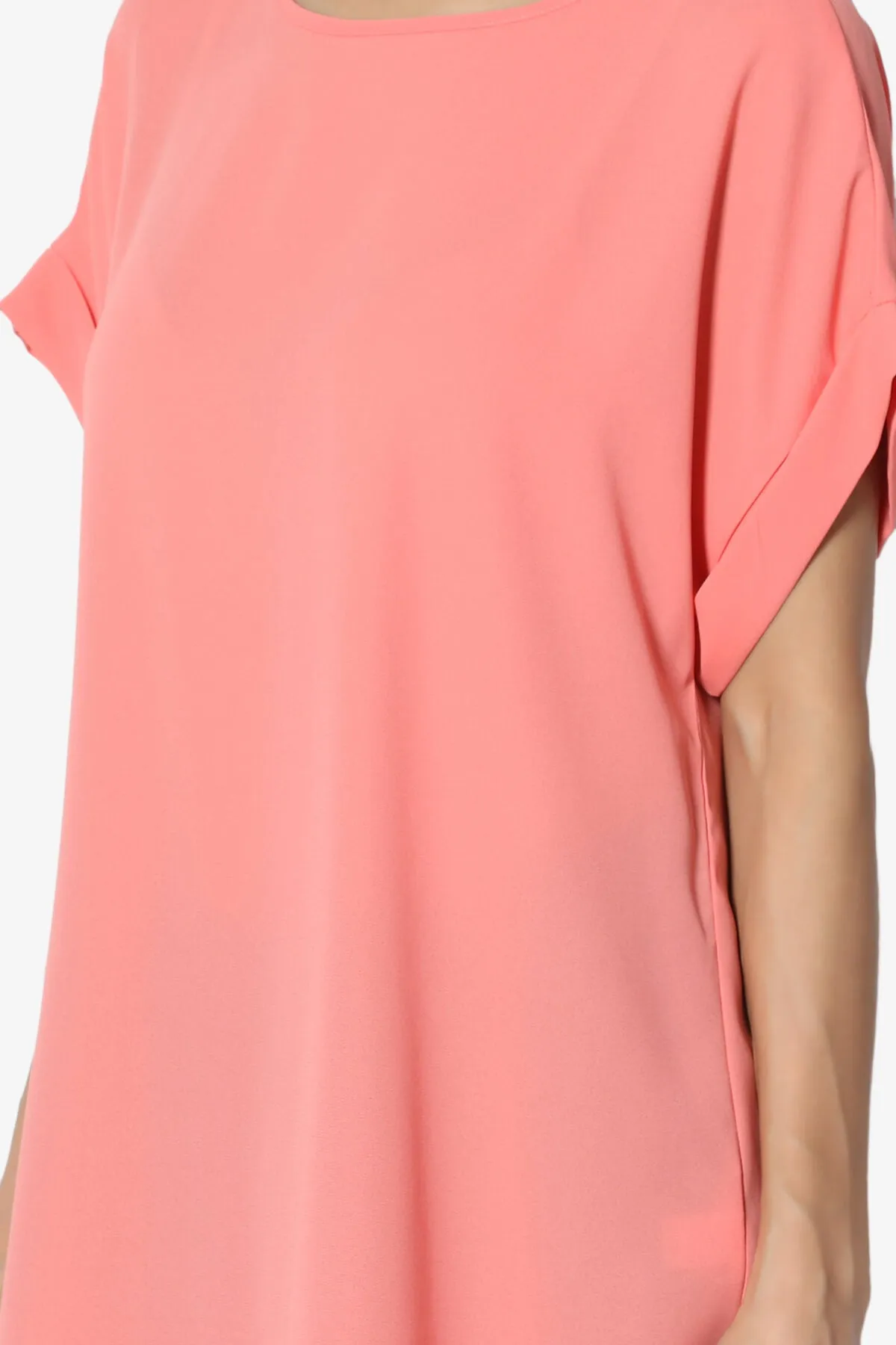 Juliette Boat Neck Chiffon Top