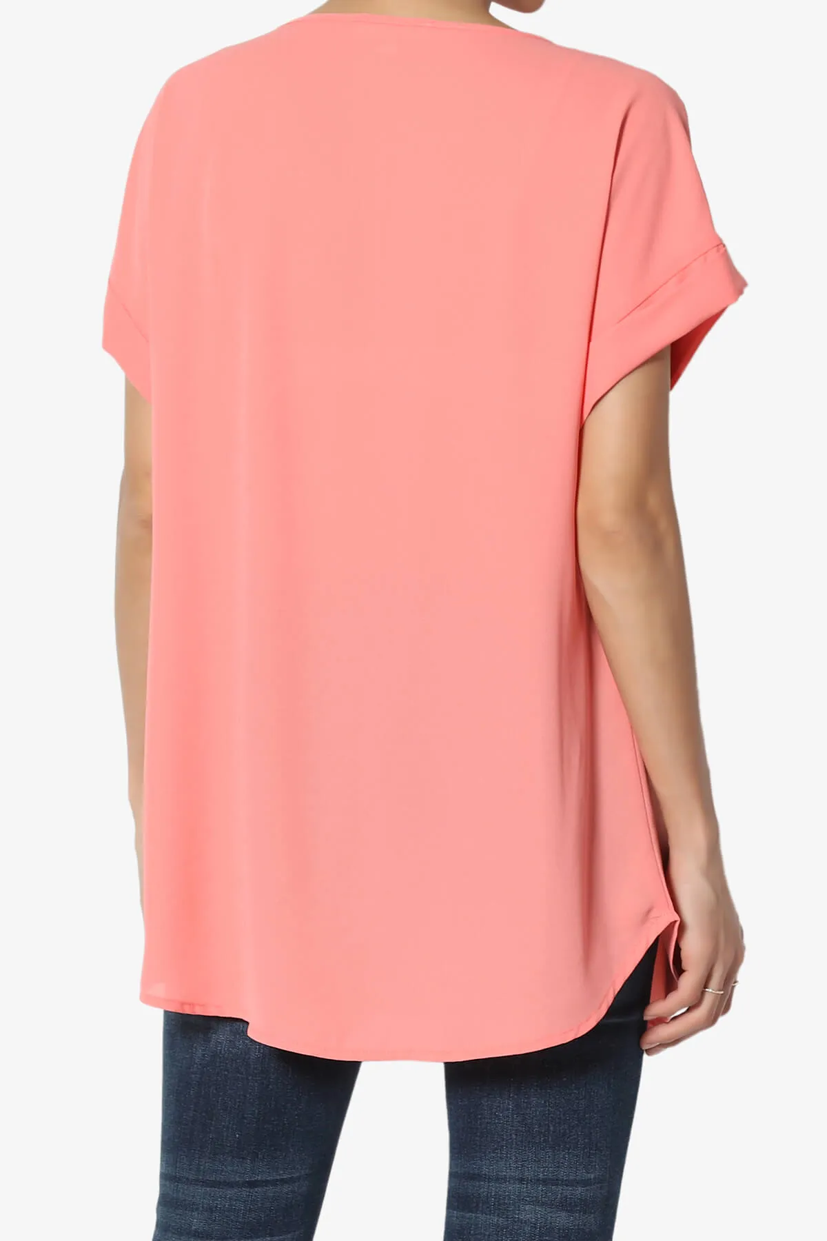 Juliette Boat Neck Chiffon Top