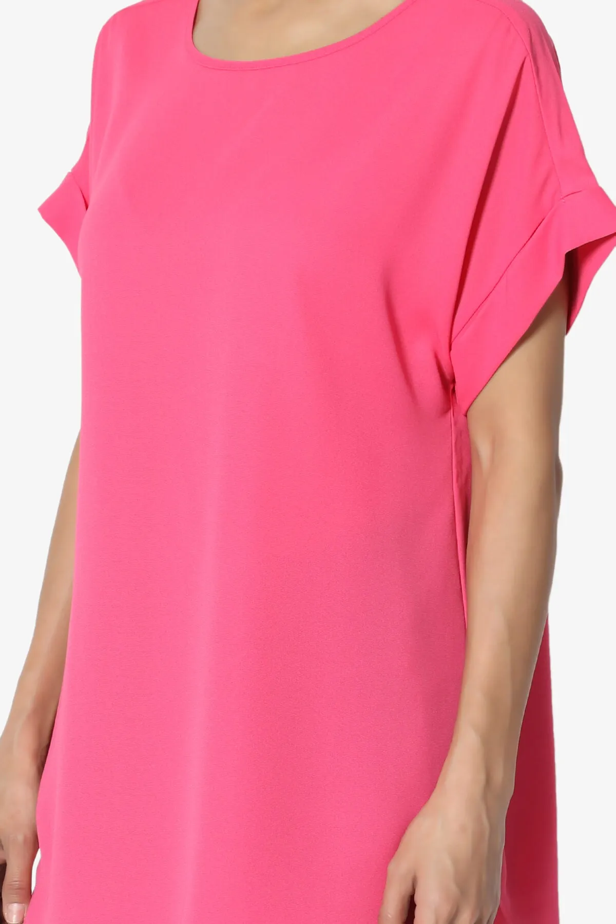 Juliette Boat Neck Chiffon Top