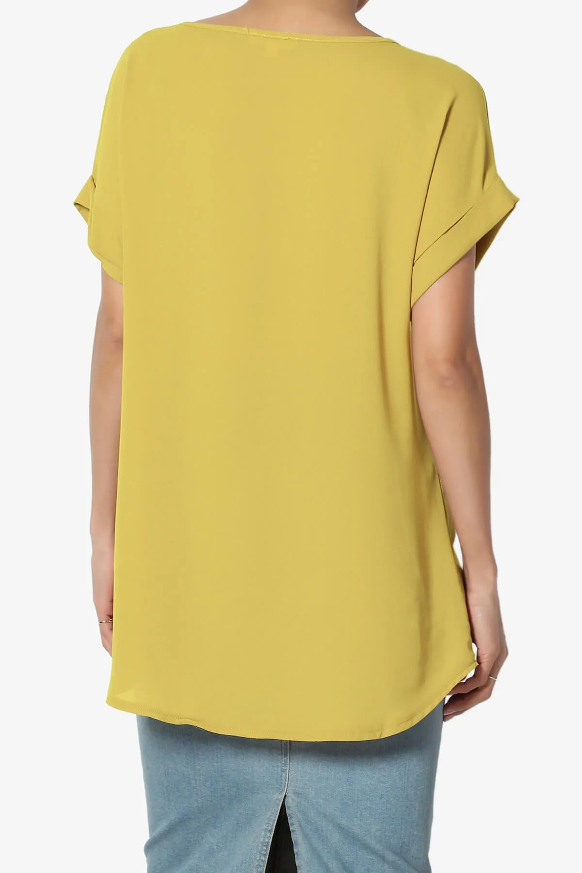 Juliette Boat Neck Chiffon Top