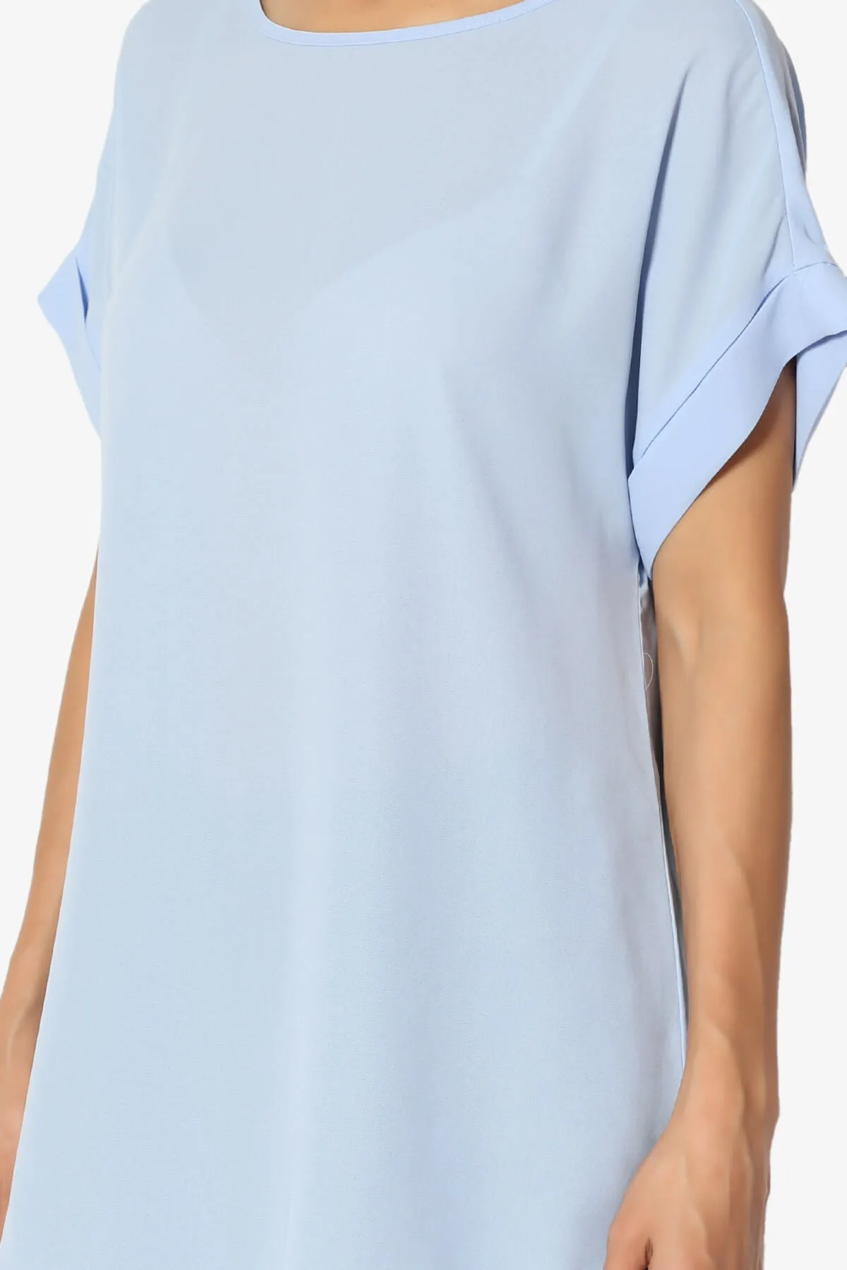 Juliette Boat Neck Chiffon Top