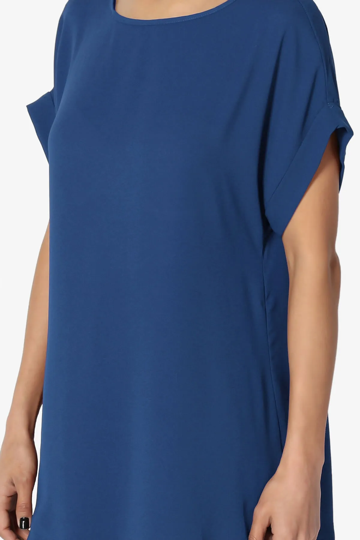 Juliette Boat Neck Chiffon Top