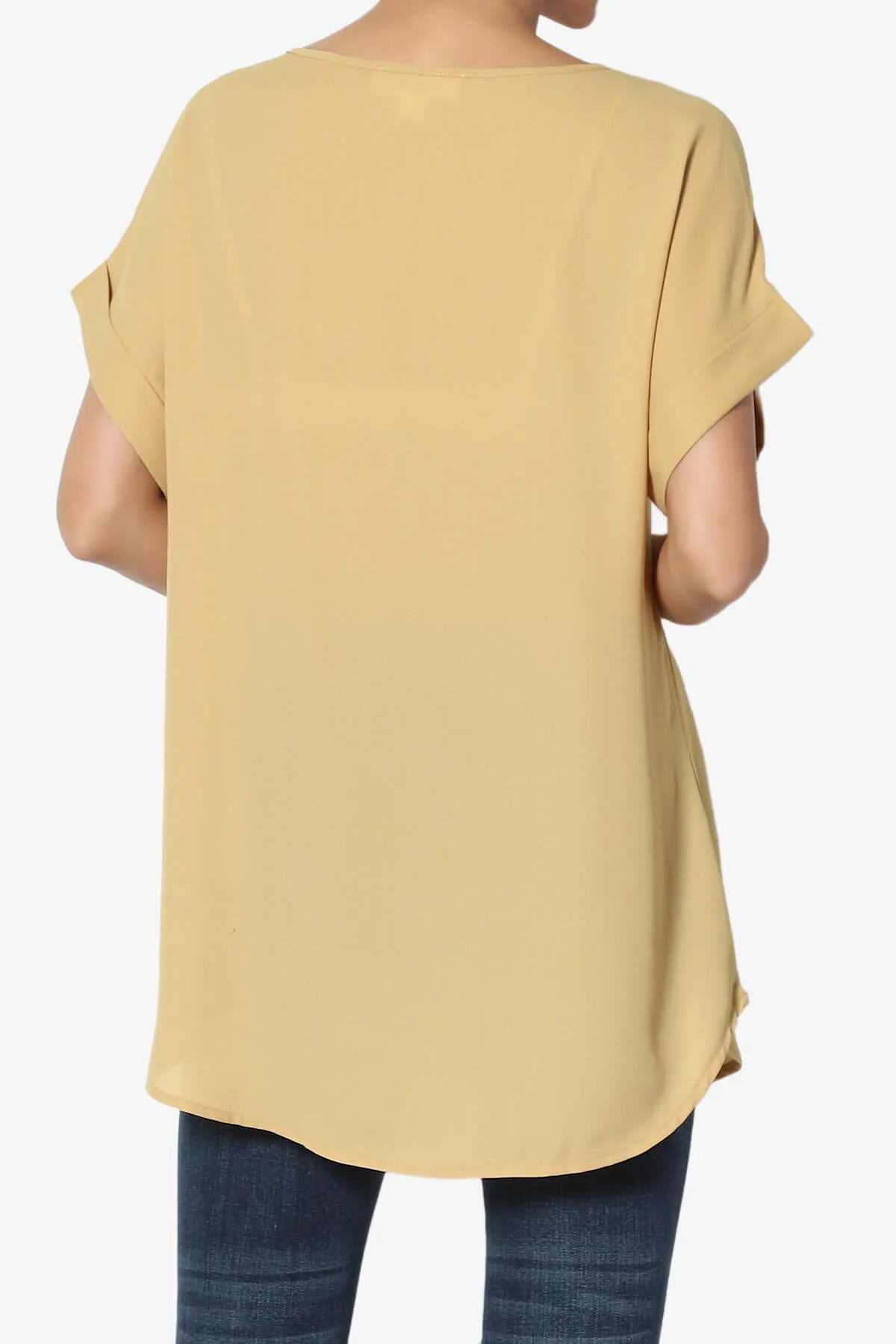 Juliette Boat Neck Chiffon Top