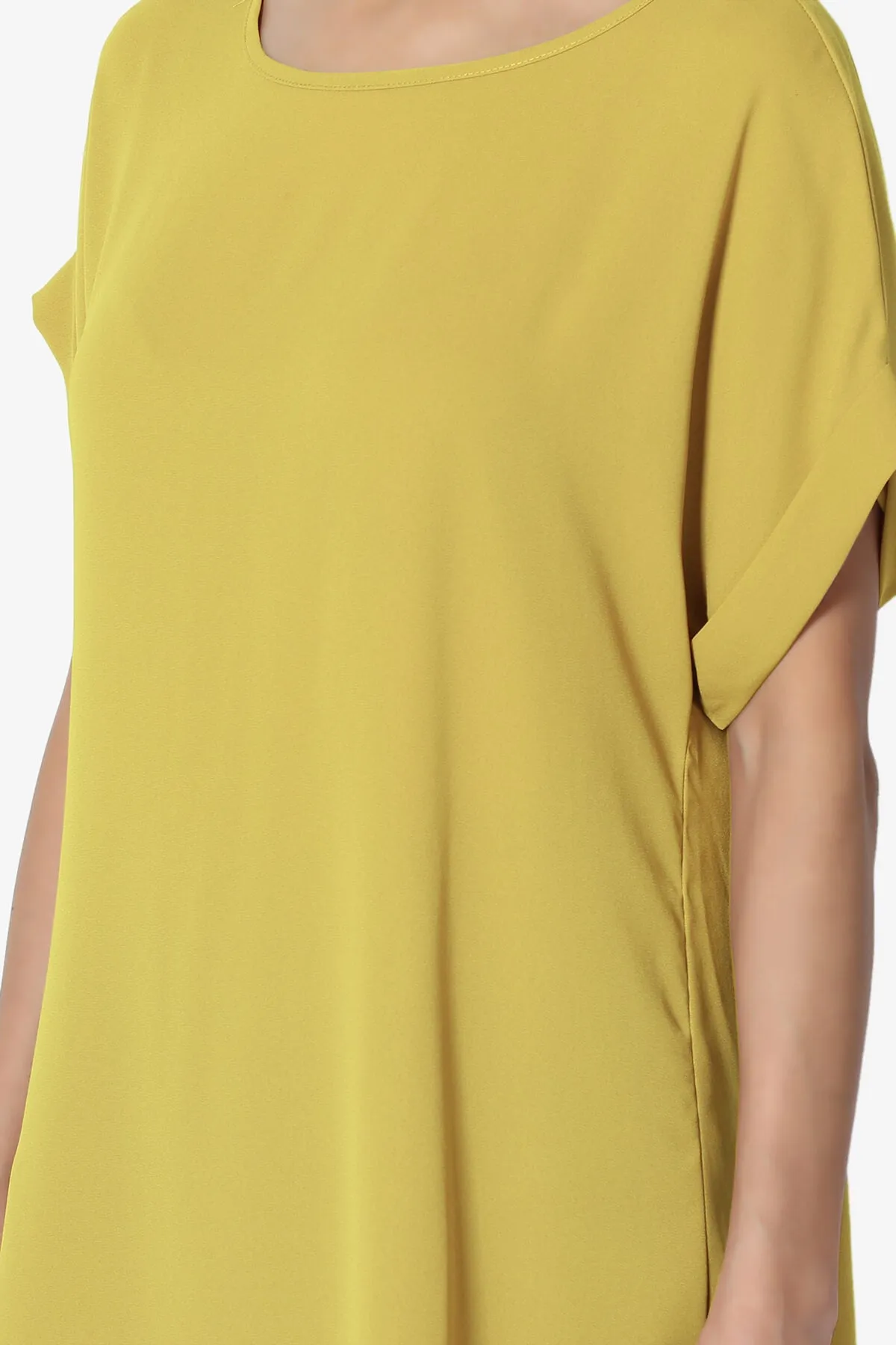 Juliette Boat Neck Chiffon Top