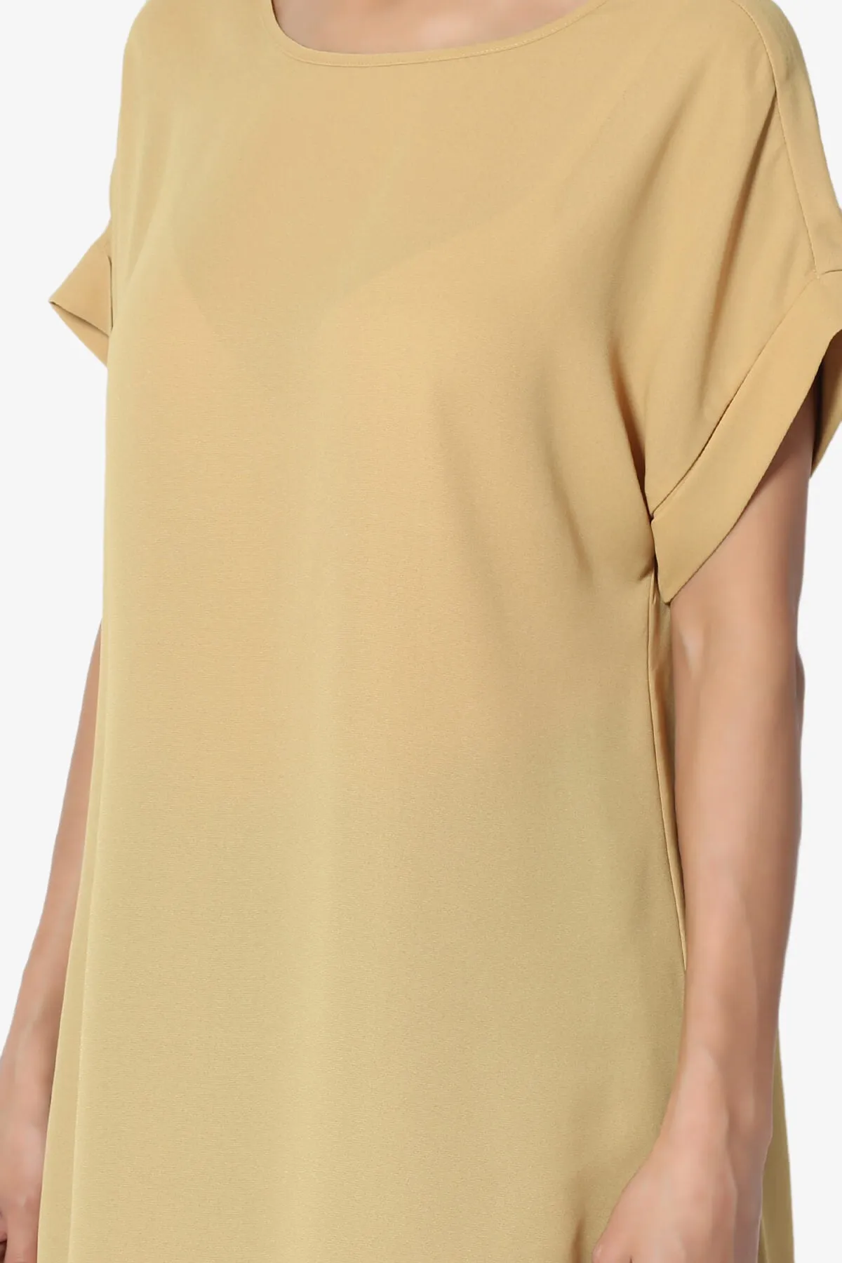 Juliette Boat Neck Chiffon Top