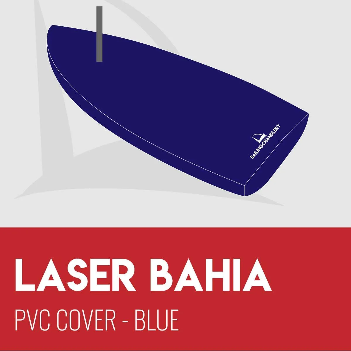 Laser Bahia Flat Boat Cover - PVC Blue