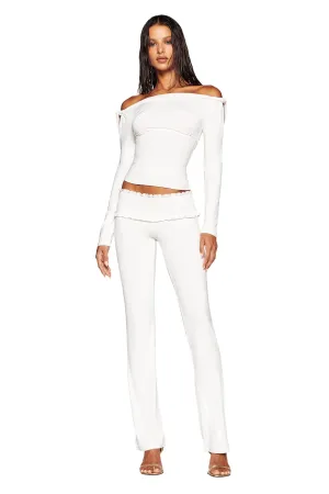 LORELAI PANT - WHITE