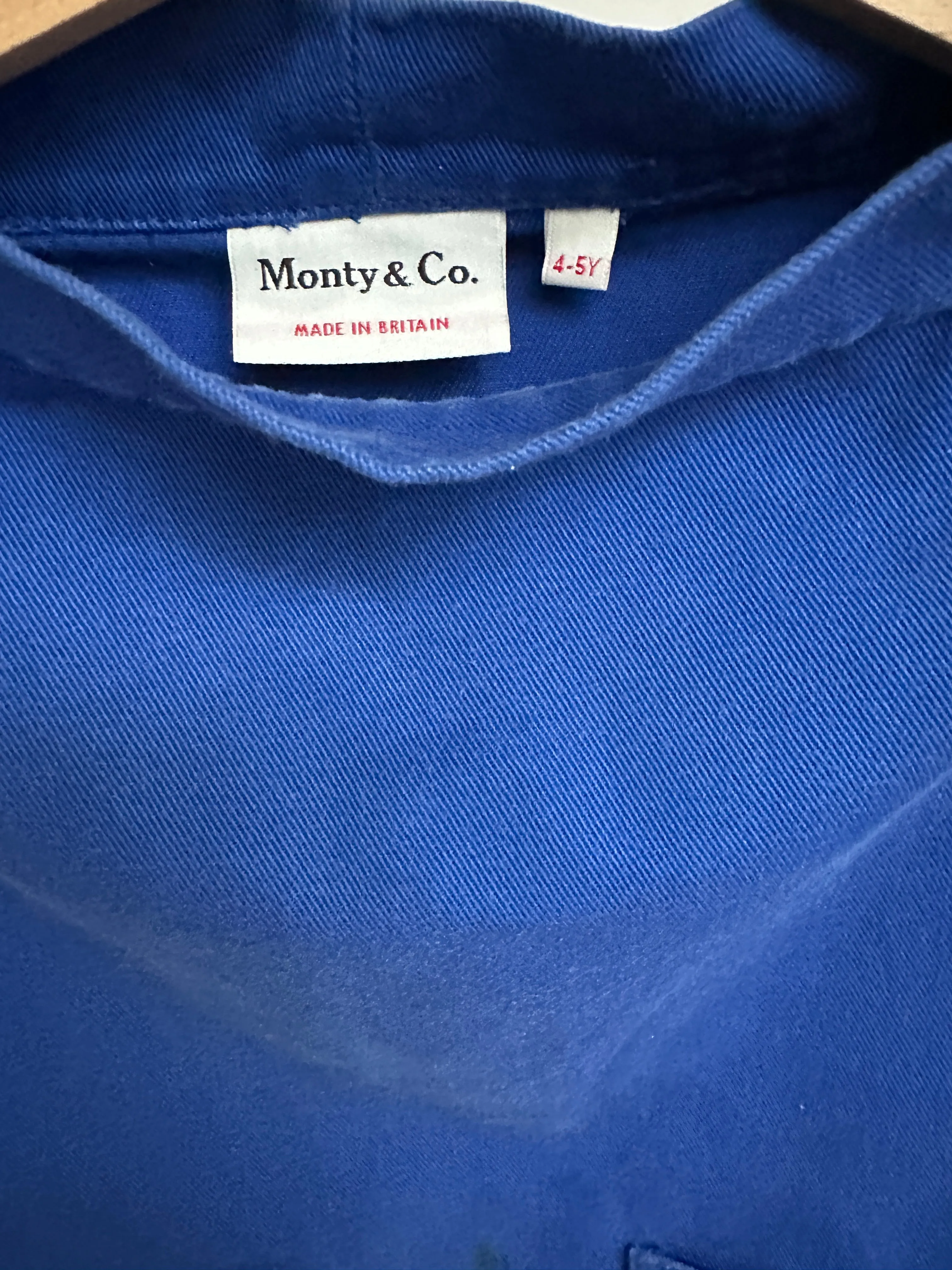 Loved SEAFARER Smock Royal Age 4/5 years