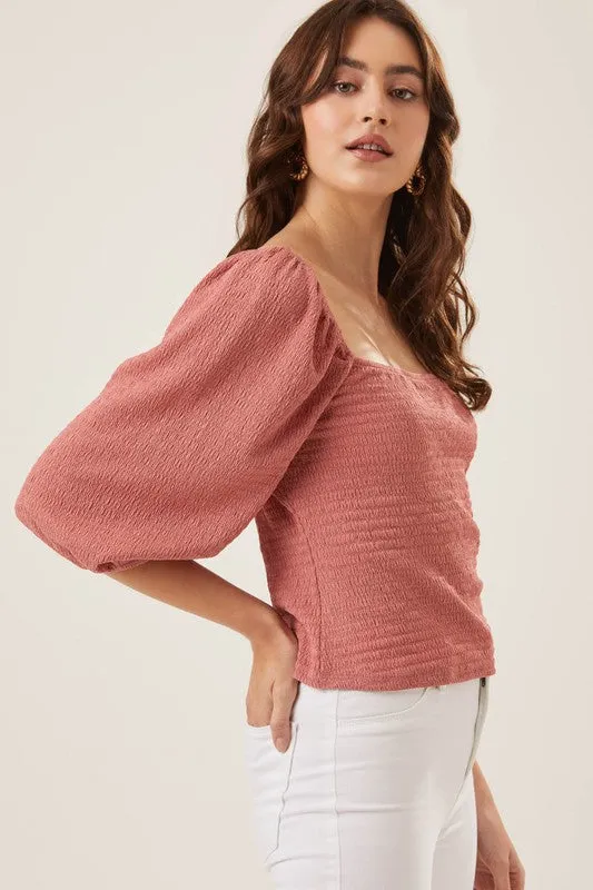 Lucinda Puff Sleeve Top