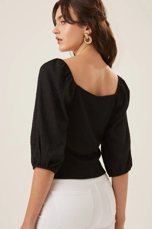 Lucinda Puff Sleeve Top
