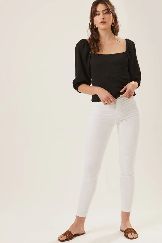 Lucinda Puff Sleeve Top