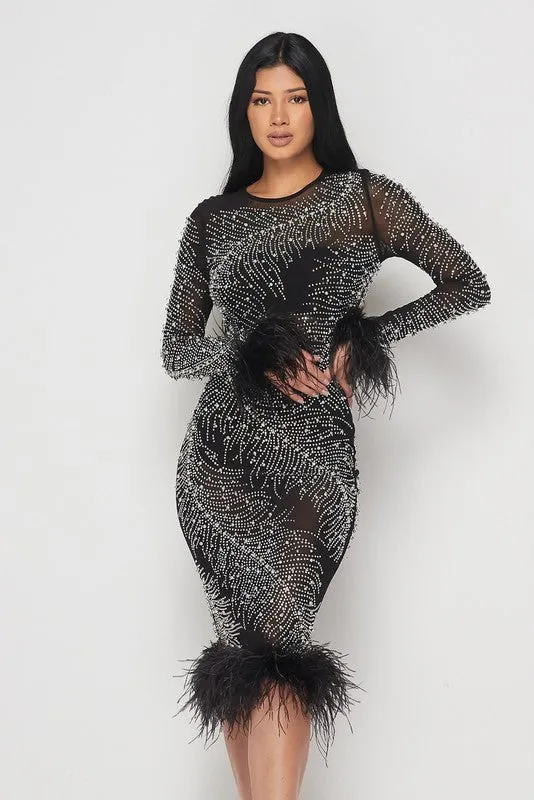 LUISA MIDI DRESS-HOEA50111