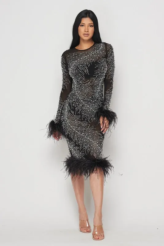 LUISA MIDI DRESS-HOEA50111