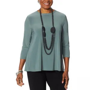 MarlaWynne Women's Flowy Butterfly Tee With 3/4 Sleeves