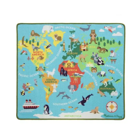 Melissa & Doug Round the World Travel Rug