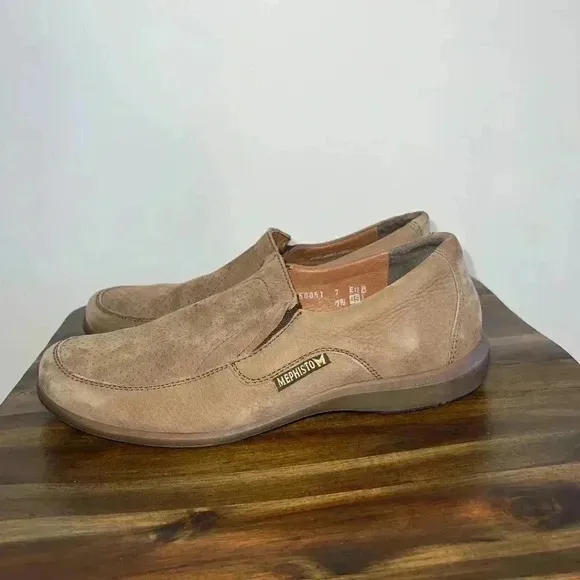 Mephisto Air-Jet Slip On Leather Loafer Size 7.5
