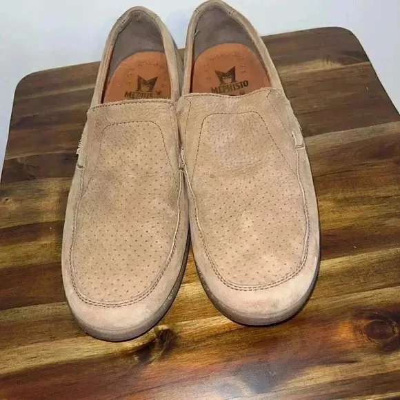 Mephisto Air-Jet Slip On Leather Loafer Size 7.5