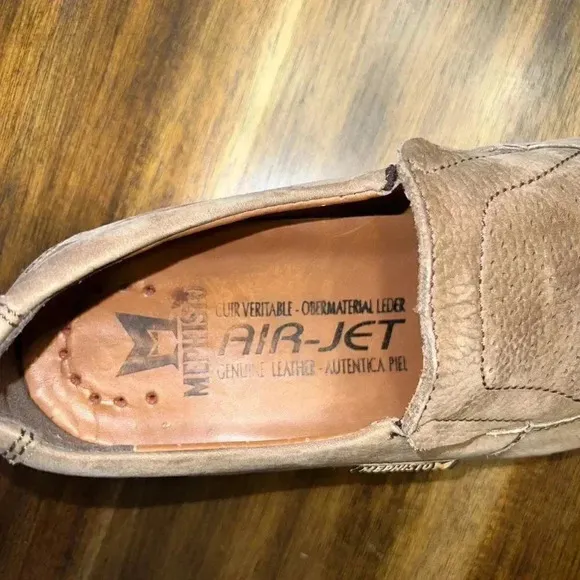 Mephisto Air-Jet Slip On Leather Loafer Size 7.5