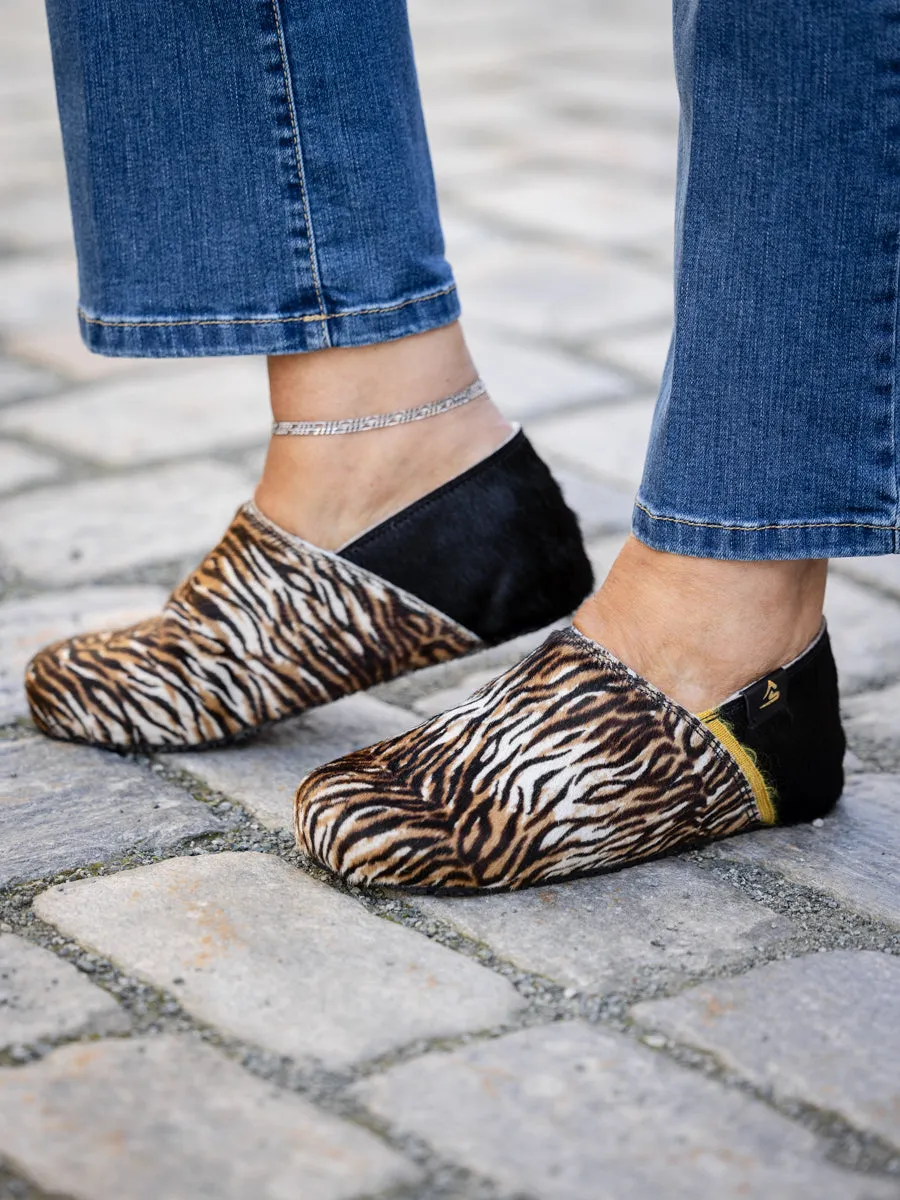 Monte Sport Zebra slip-in med sort hvit og brun
