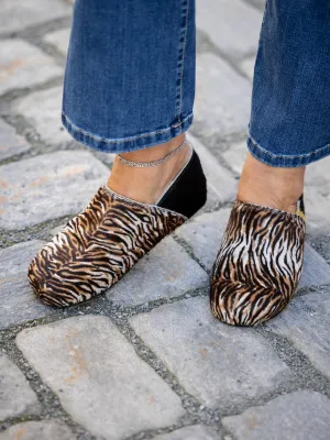 Monte Sport Zebra slip-in med sort hvit og brun