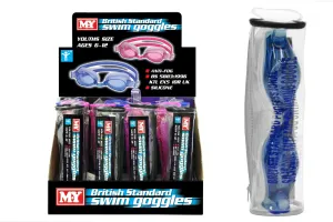 M.Y British Standard Swimming Goggles Age 6-12