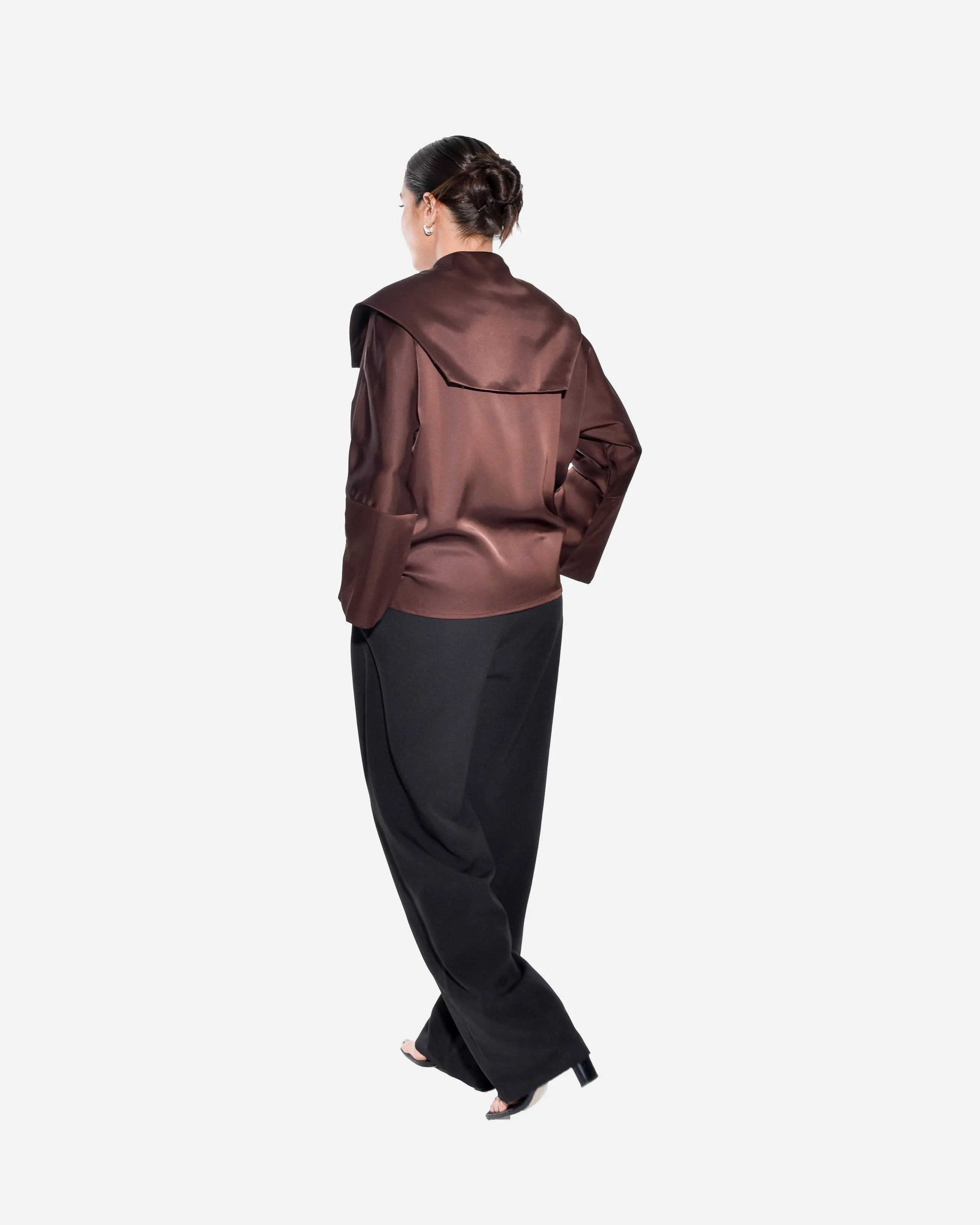 NAOMI TOP IN BROWN