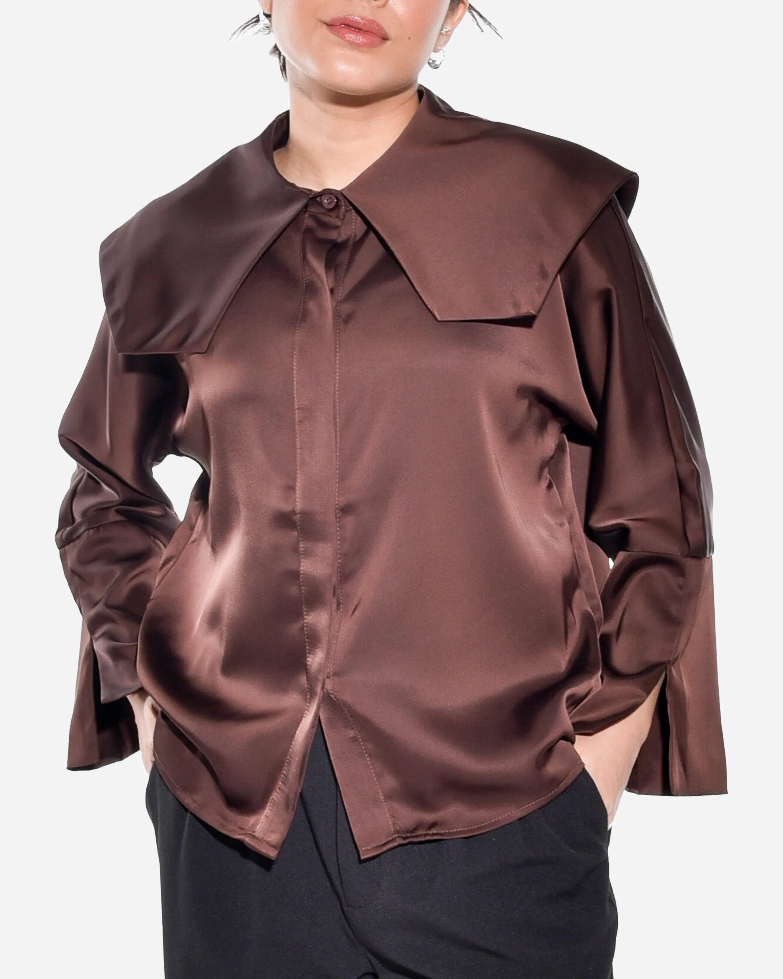 NAOMI TOP IN BROWN