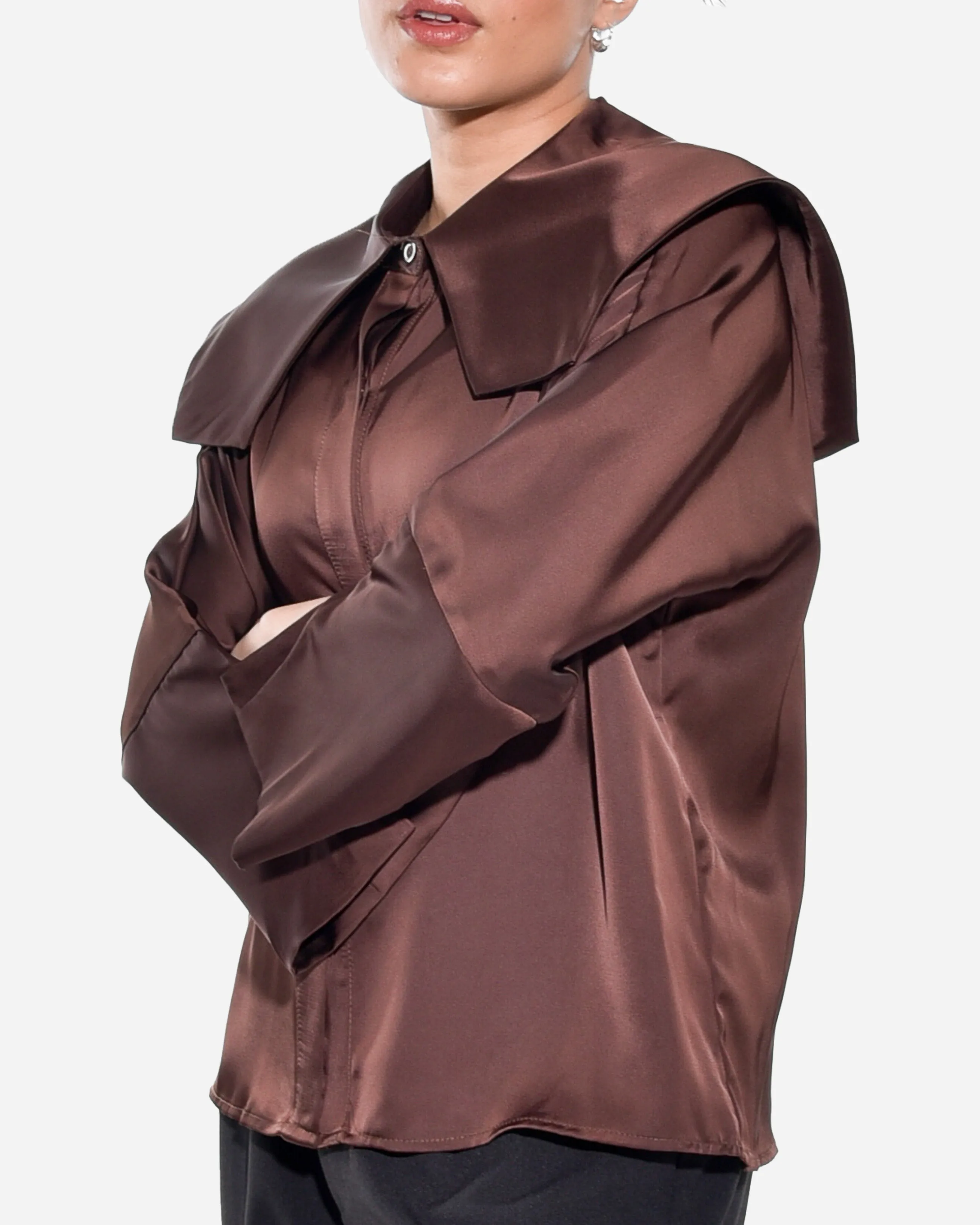 NAOMI TOP IN BROWN