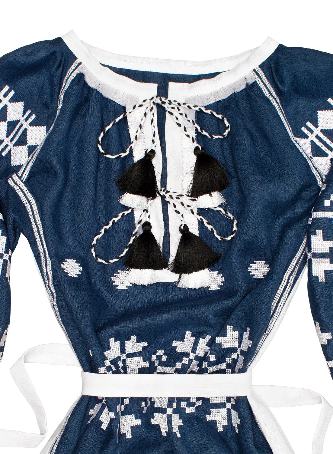 Navy blue Kaftan in Ethnic style