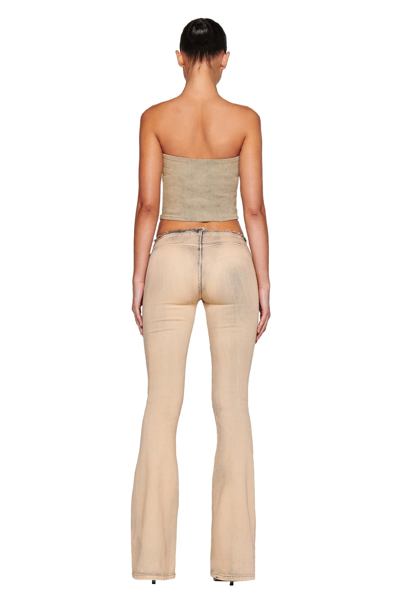 NEAVAH DENIM PANT - NEUTRAL : TAN