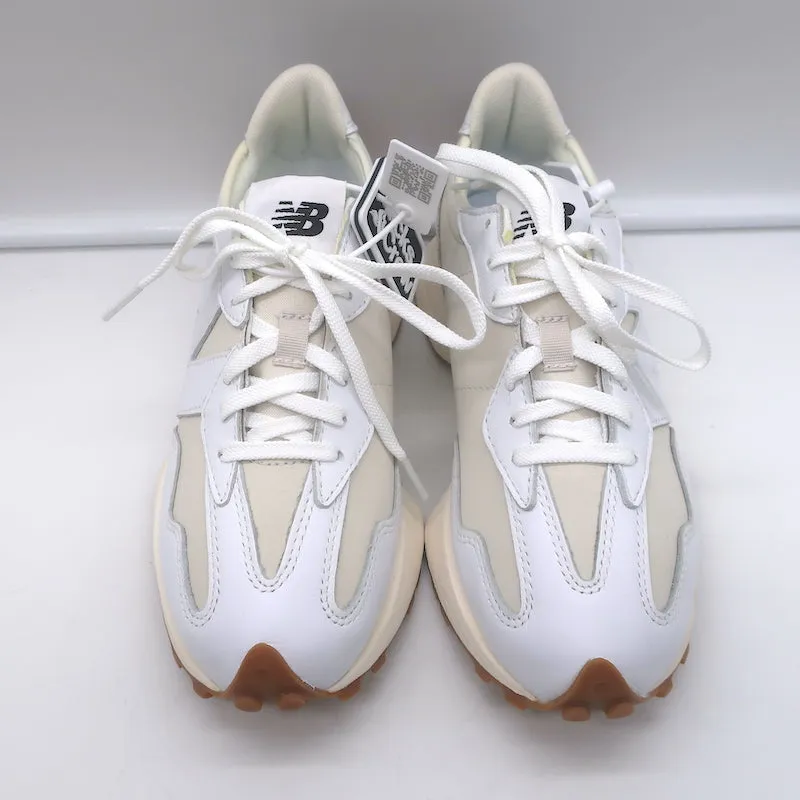 New Balance 327 Sneakers White / Moonbeam Leather Size 7 NEW