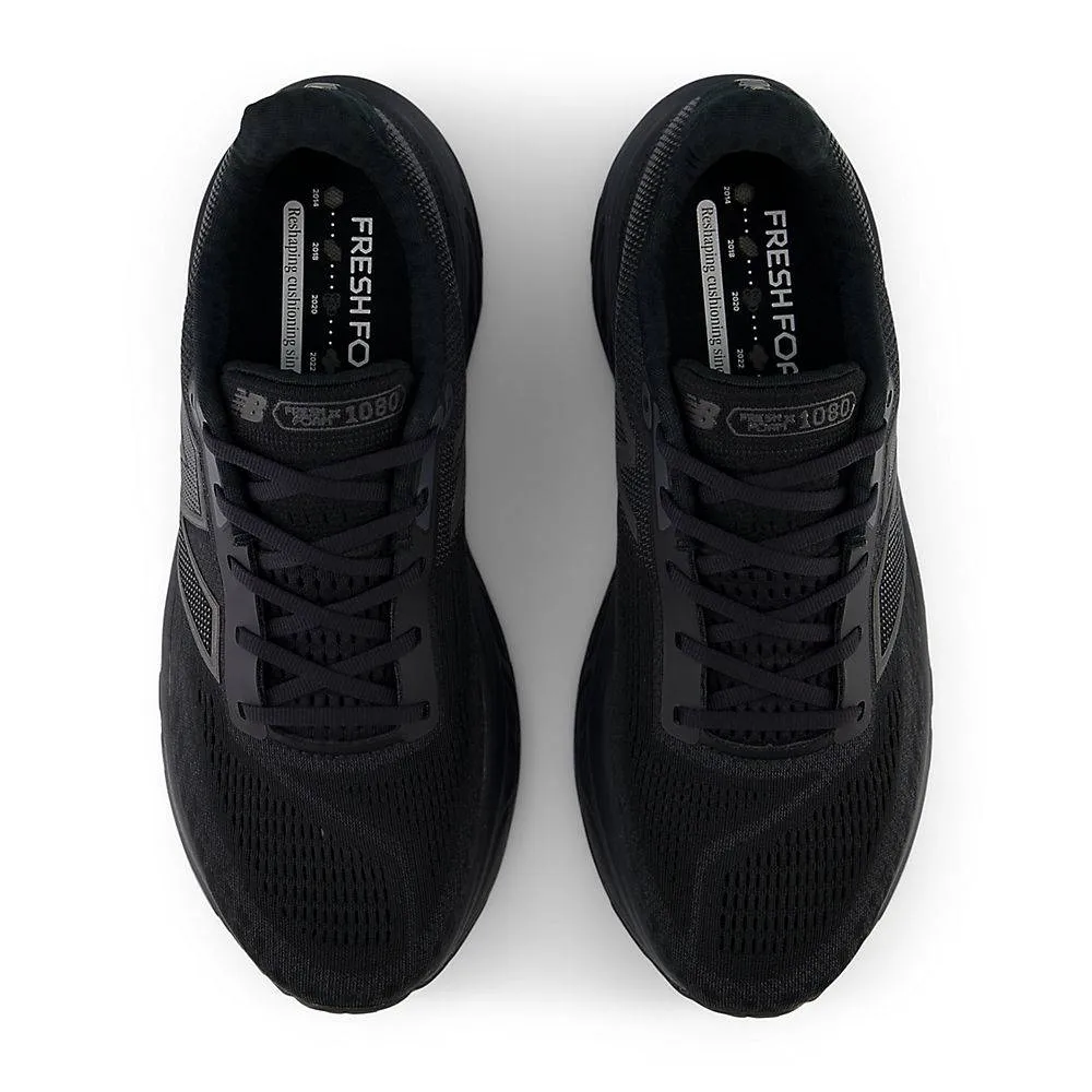 New Balance Fresh Foam X 1080 v14 (Mens) - Black with Black Metallic and Phantom